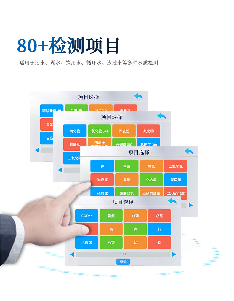 双温区多功能水质检测仪UPW-TD700 细节图 7