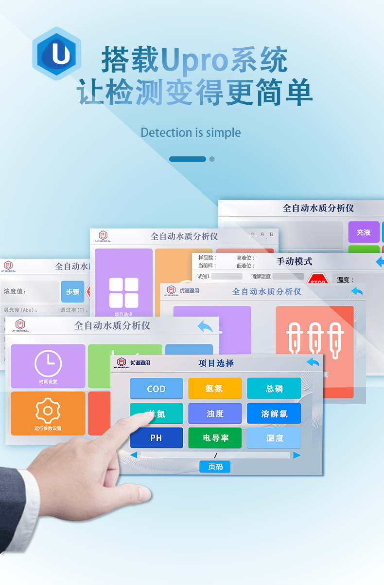 全自动污染水质分析仪UPW-Q700C90L 细节图 8