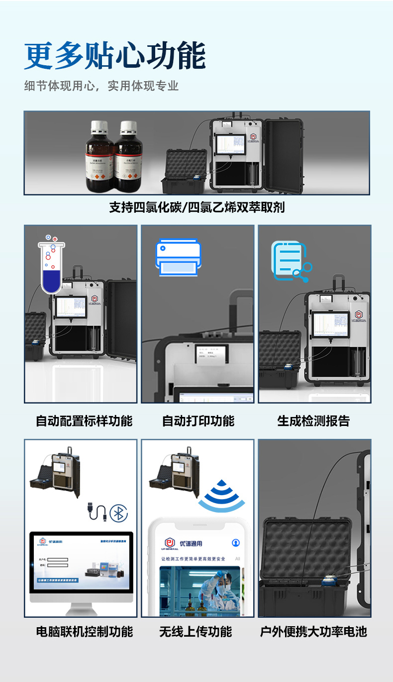 便携式全自动红外分光测油仪UPW-OB100 细节图 7