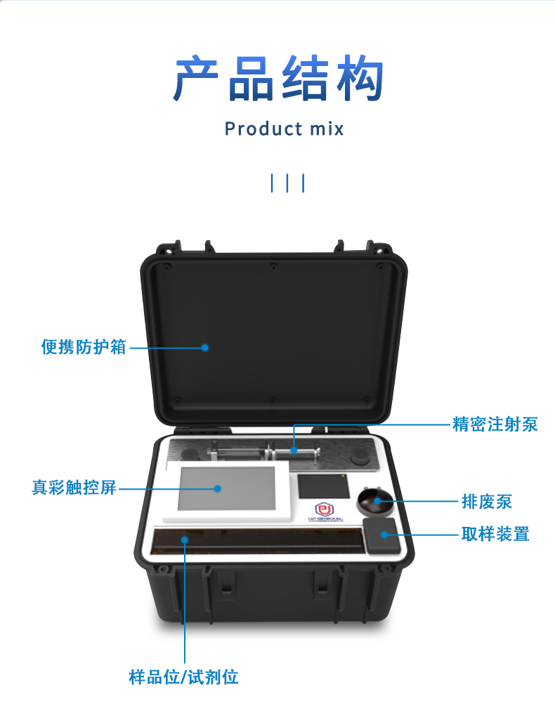 全自动便携式四合一分析仪UPW-Q700B04 细节图 8