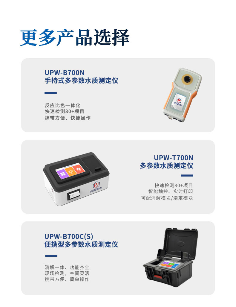 双温区多功能水质检测仪UPW-TD700 细节图 13