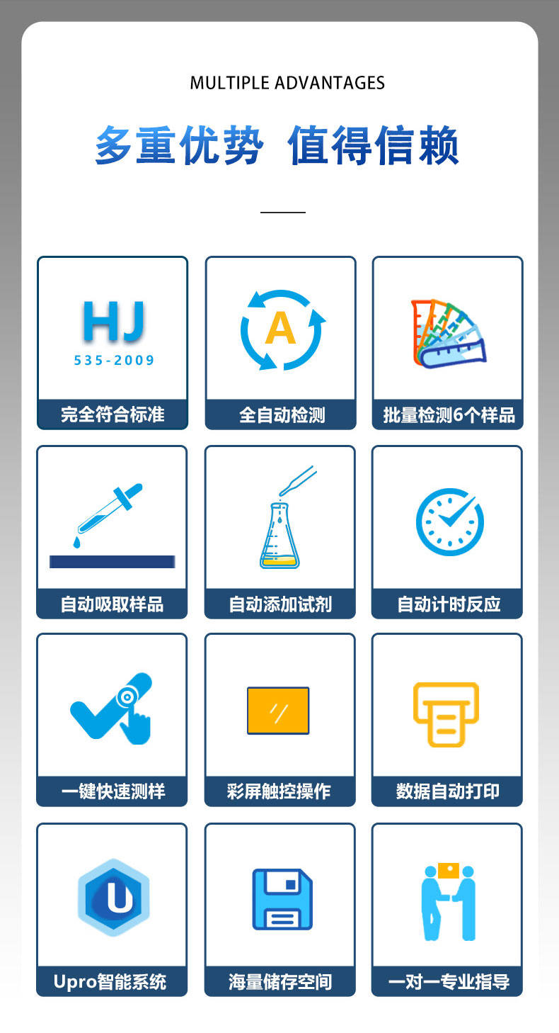 全自动便携式氨氮分析仪UPW-Q700BN 细节图 5