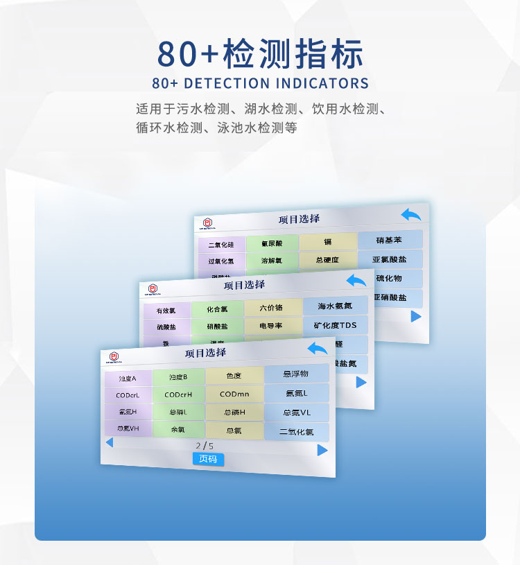 便携型多参数水质测定仪 UPW-B700C(S) 细节图 4