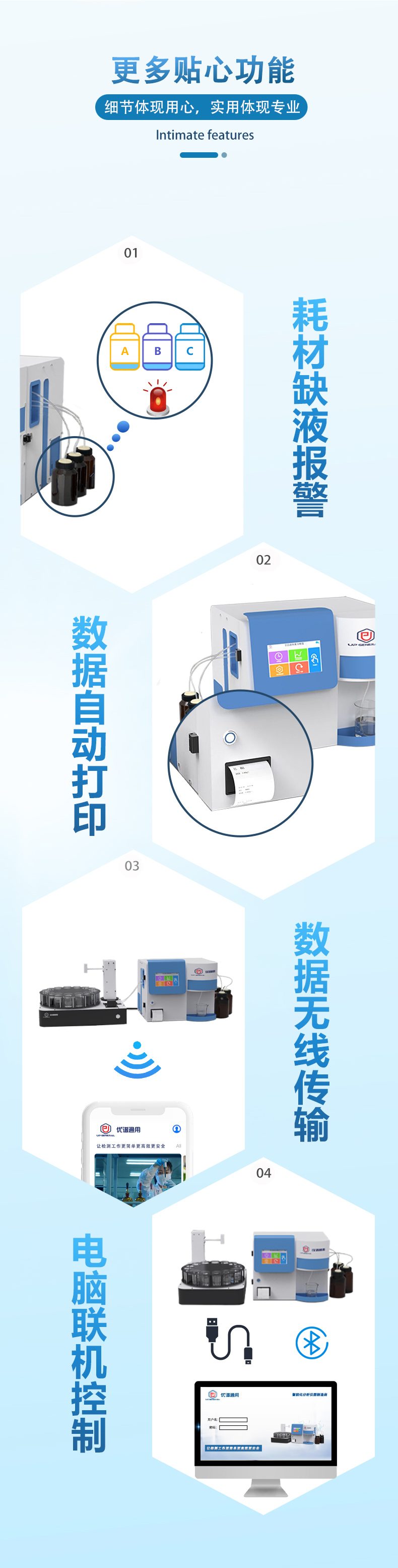 全自动进样污染水质分析仪UPW-Q700C90P 细节图 6