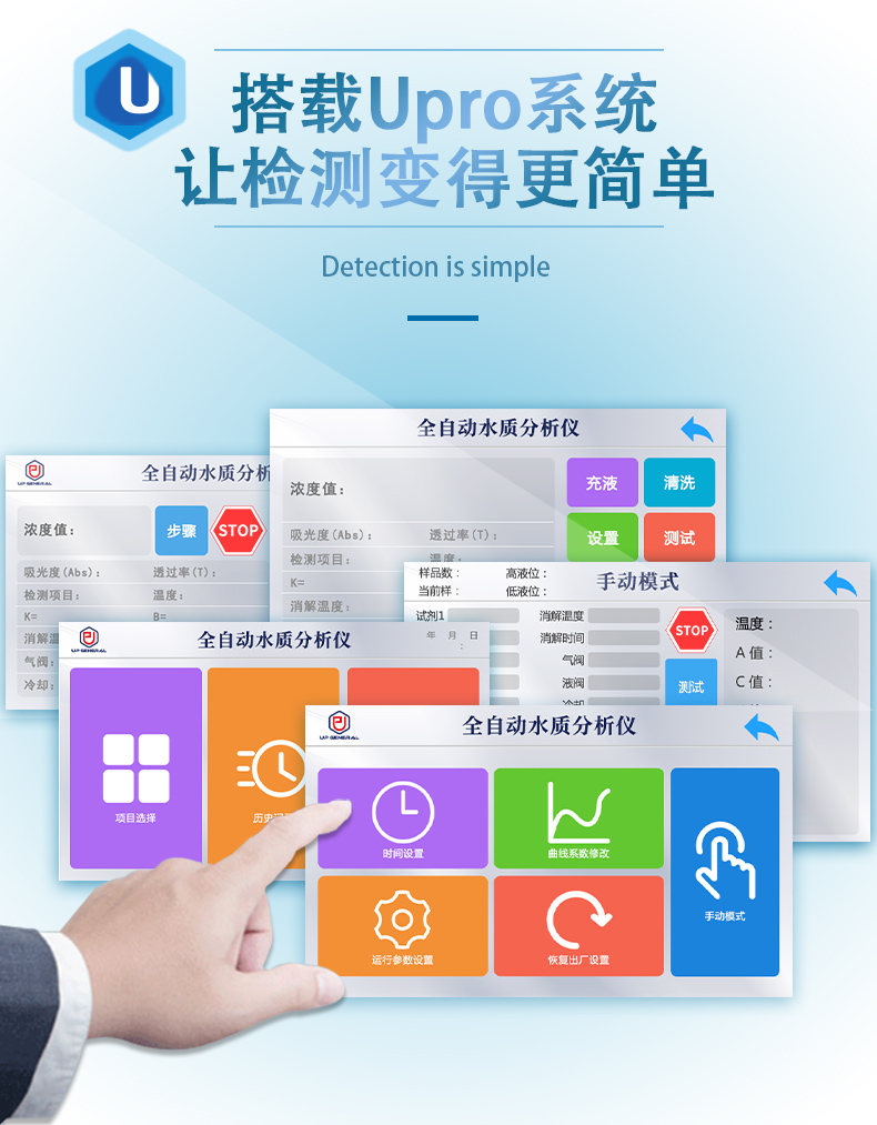 全自动国标总氮测定仪UPW-Q700TN10UV 细节图 7