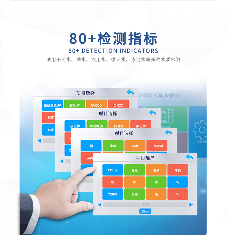 紫外全谱多模块多参数水质测定仪UPW-T700UV 细节图 6