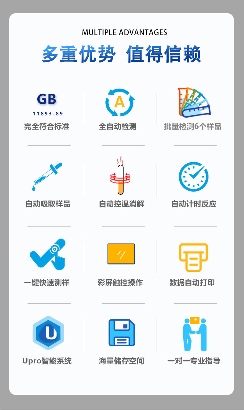 全自动便携式总磷快速分析仪UPW-Q700BP 细节图 5